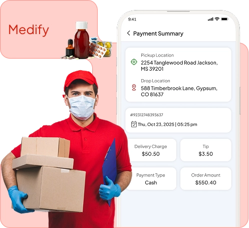 Driver App Features