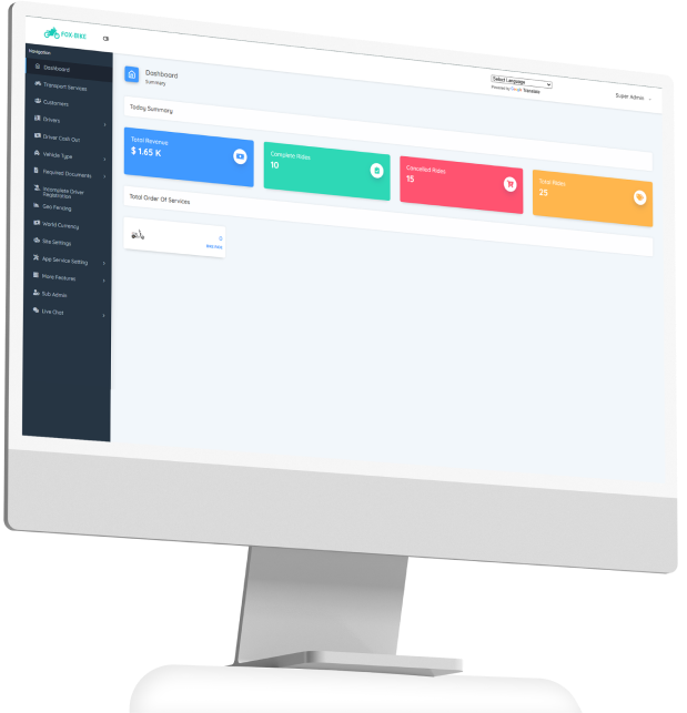 Powerful Web Admin Panel for Easy Management