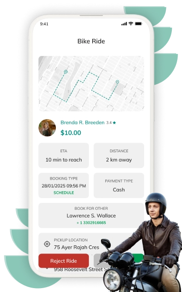 Key Features of Customer & Driver Apps