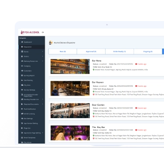 alcohol app development - admin panel