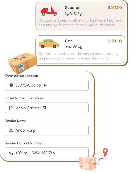 On-demand Courier Delivery App Development