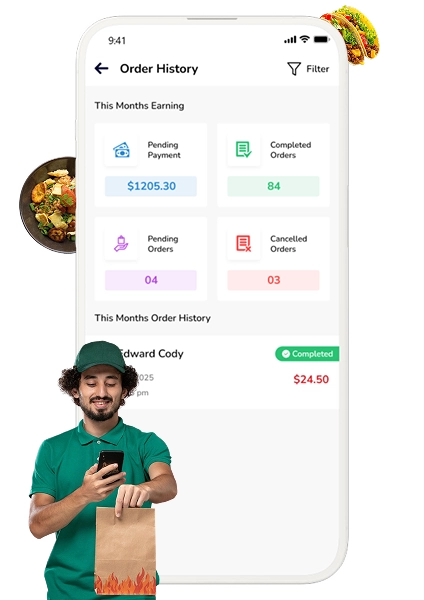 Driver App Features