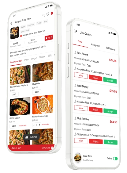 Delivery Hero Clone App Works