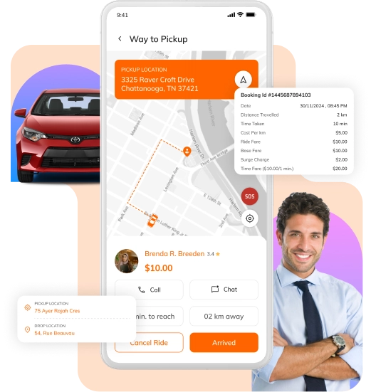 DiDi Clone - Driver app features