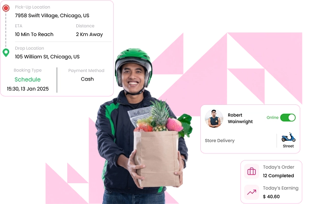 Driver App Features