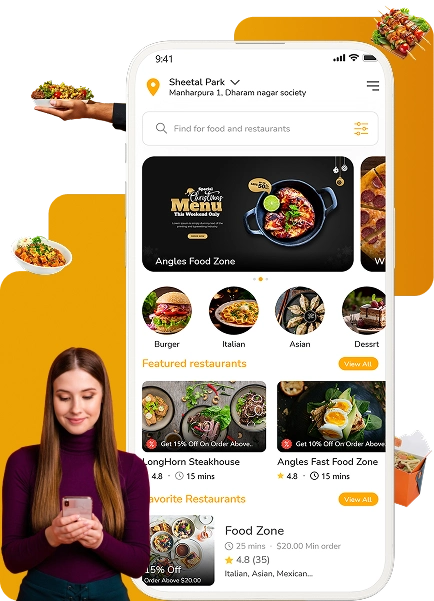 Food Delivery - customer App Features