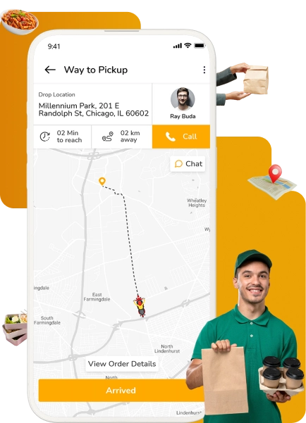 Food Delivery - Driver App Features