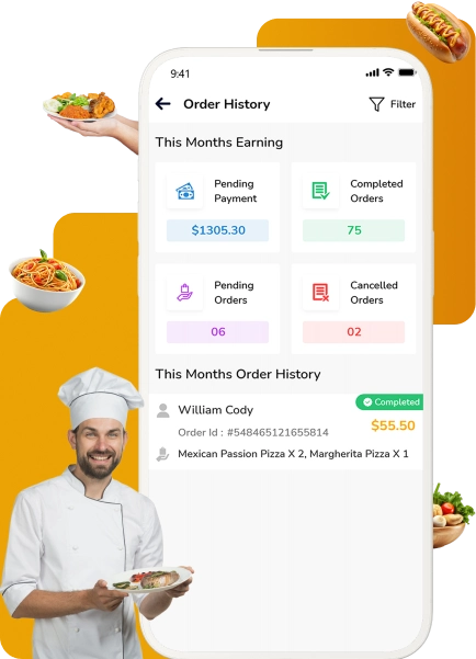 Food Delivery Clone – Store App Features