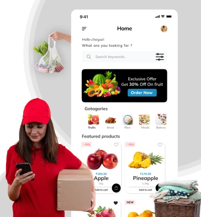 similar clone - Postmates Clone App