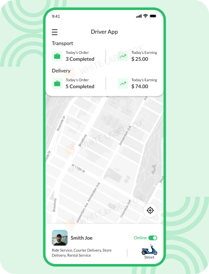 driver app features