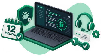 One Year Free Bug Support