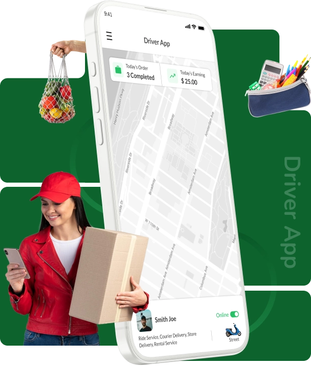 live demo driver app