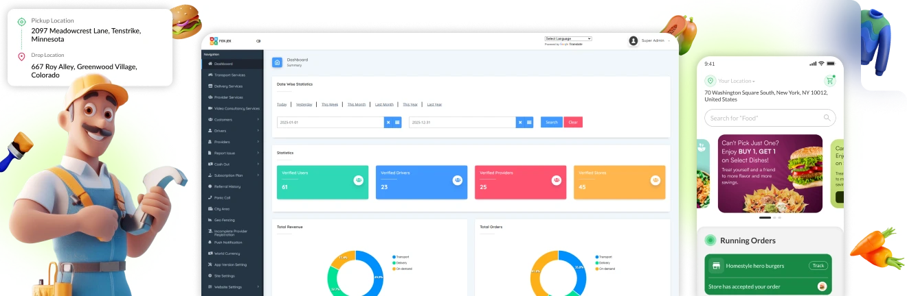 Gojek Clone App Script