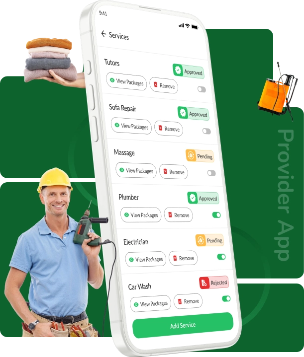 live demo provider app