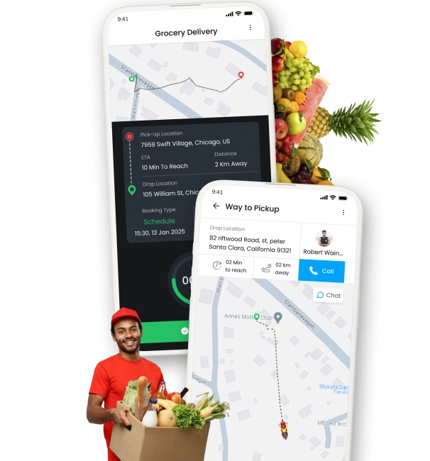 gopuff clone - driver app features