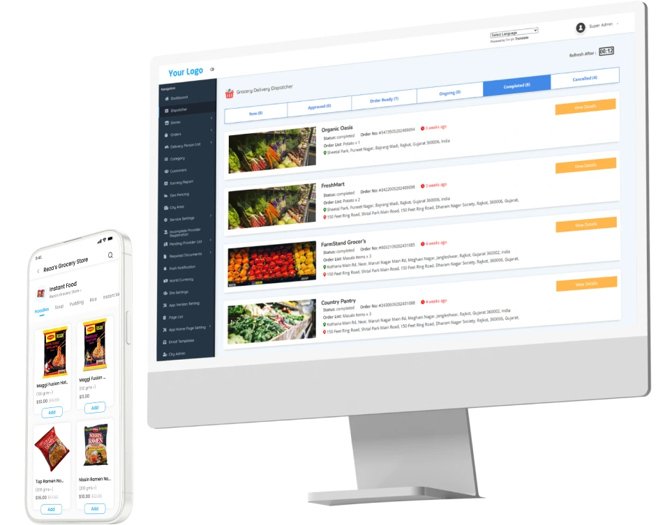 instant delivery app