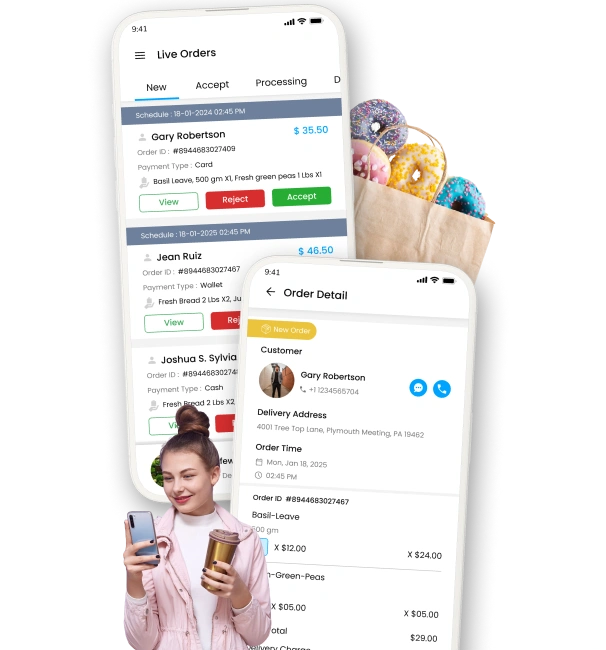 gopuff clone - store app features