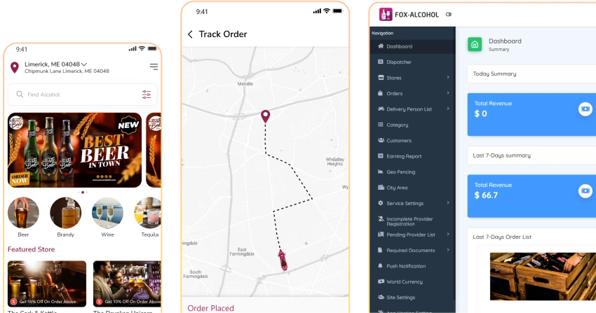 alcohol delivery app