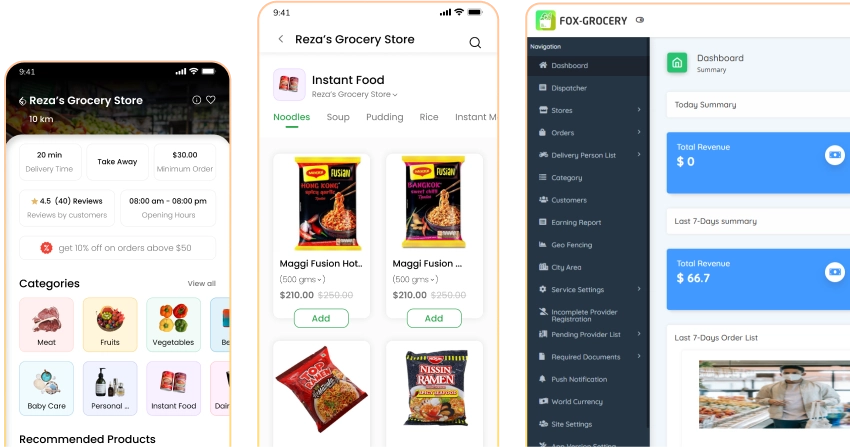 grocery delivery app