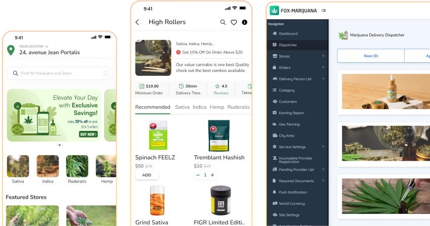 marijuana delivery app