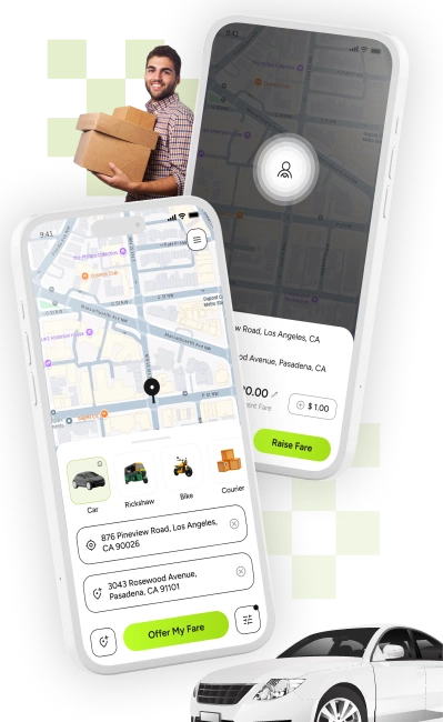 Fox Drive – ride booking and driver interaction
