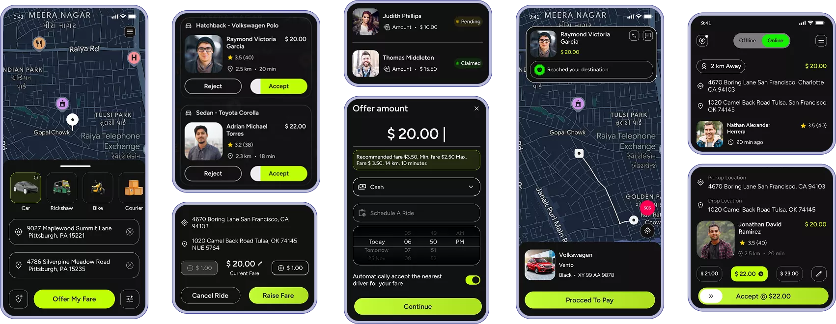 Fox Drive UI Dark Mode
