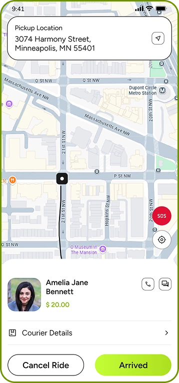 Fox Drive driver app – vehicle details and specifications