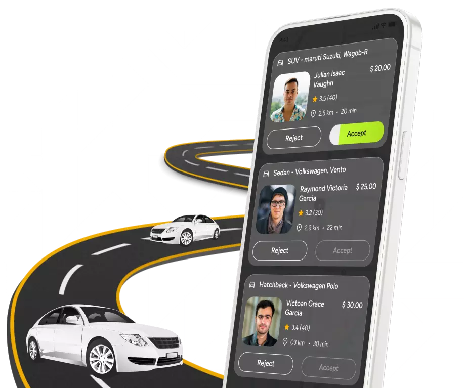Ride booking options
