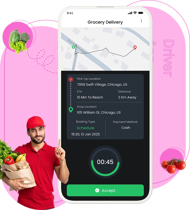 Driver App Features