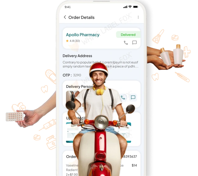Smart medicine delivery app