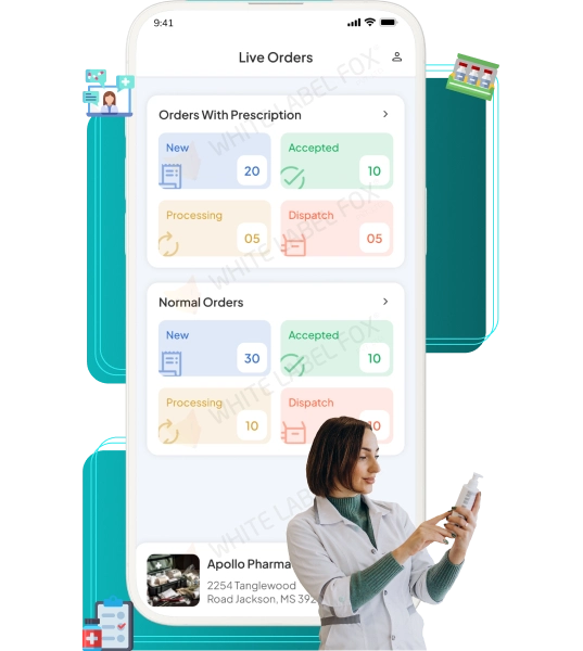Medicine Delivery store App Features