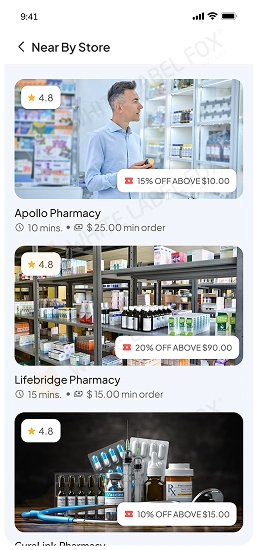 select pharmacy for order