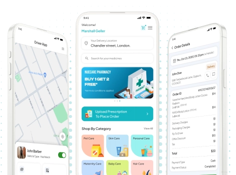 NetMeds Clone App - mobile