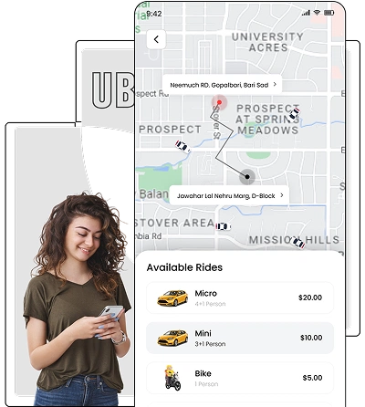 Ola clone app dashboard