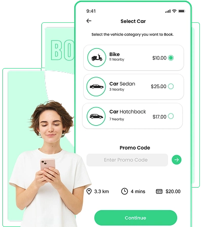 Ola clone app driver screen