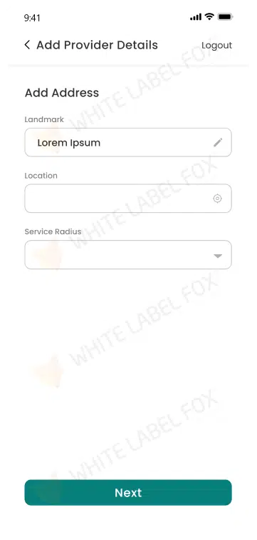 add provider deatils