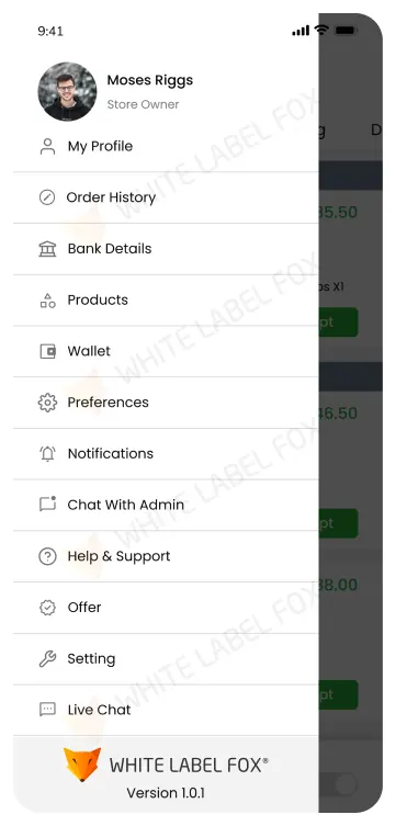 Edit store owner details