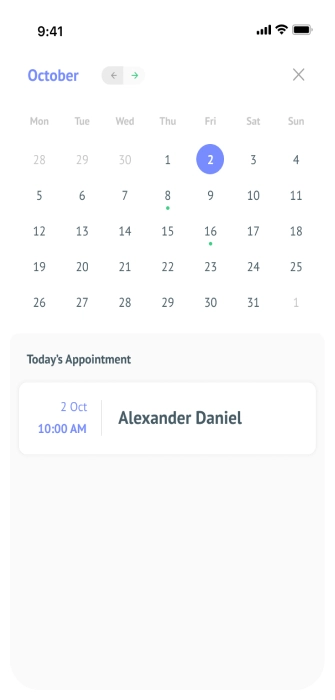 Today's Patient Appointments