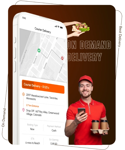 Talabat Clone - driver app features