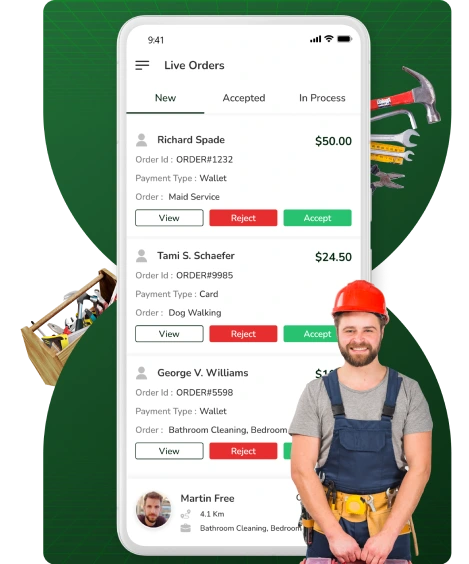 provider app - service requests