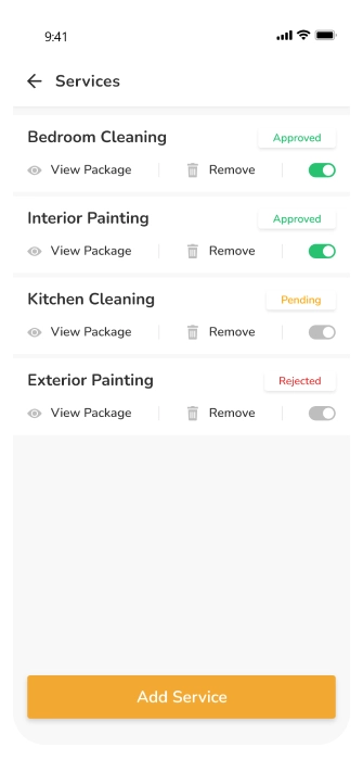 provider app - services
