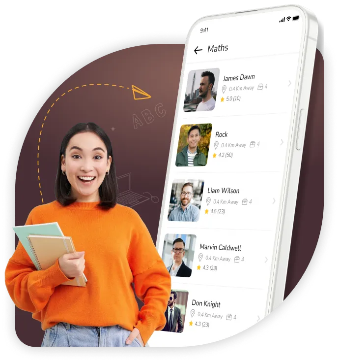 customer app - tutor selection app
