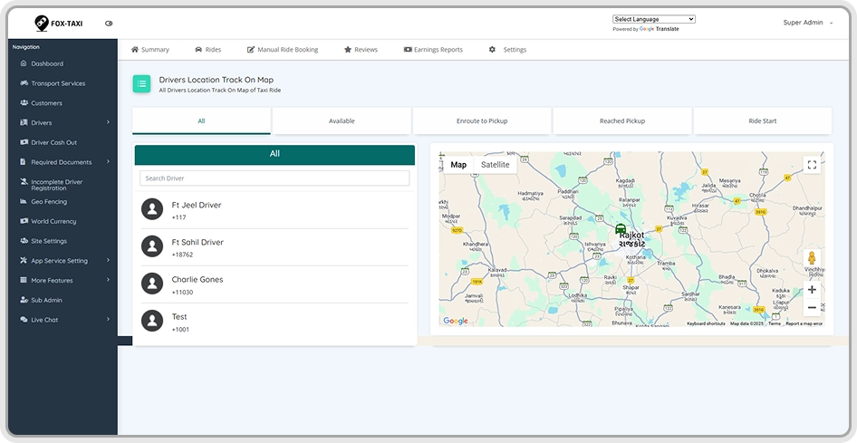 Uber Clone Solution