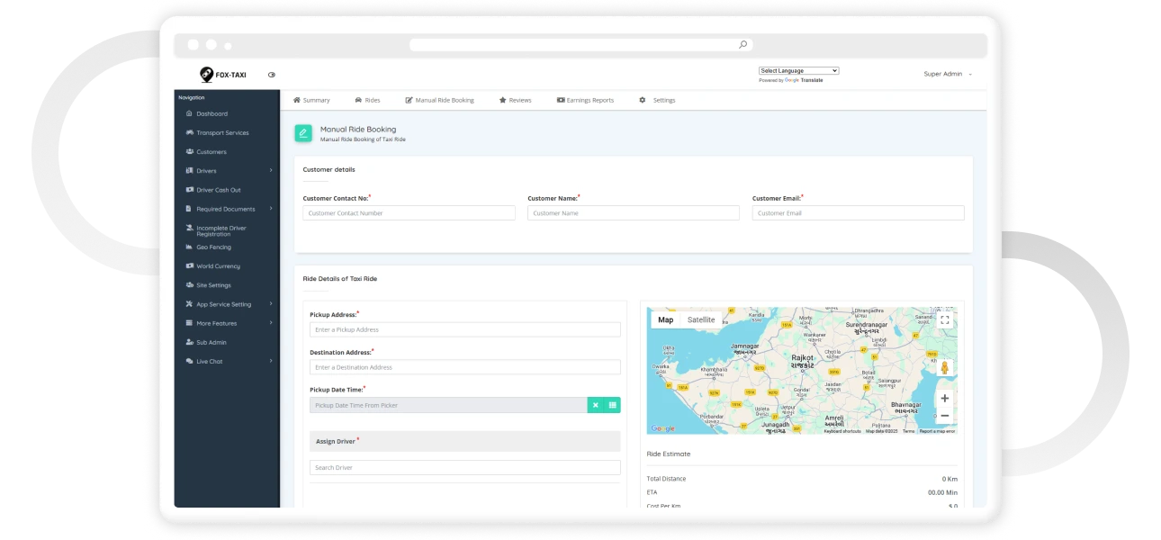uber clone app script