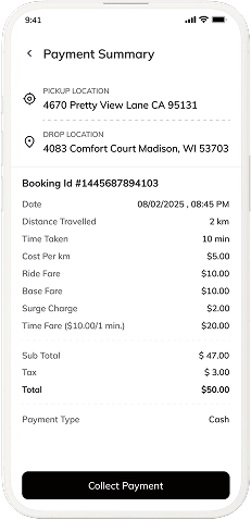 Driver Invoice Details