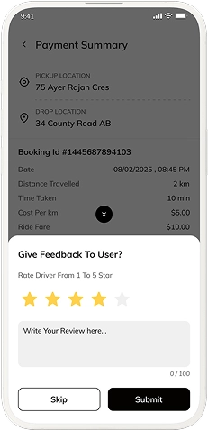 Driver Reviews and Ratings