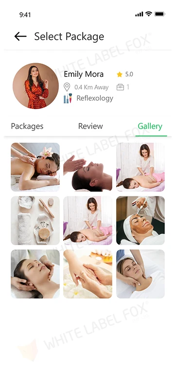 customer app - Service Provider Profile
