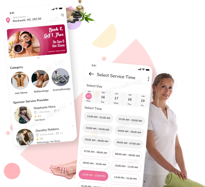Uber Massage Therapy App Solution
