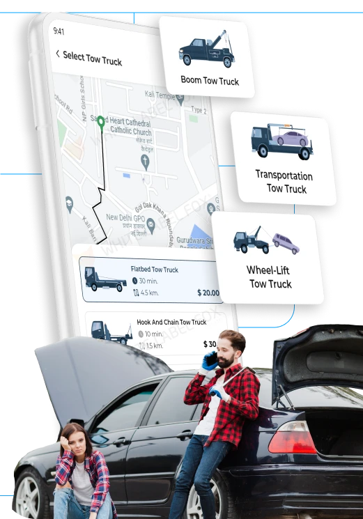 uber for tow trucks app