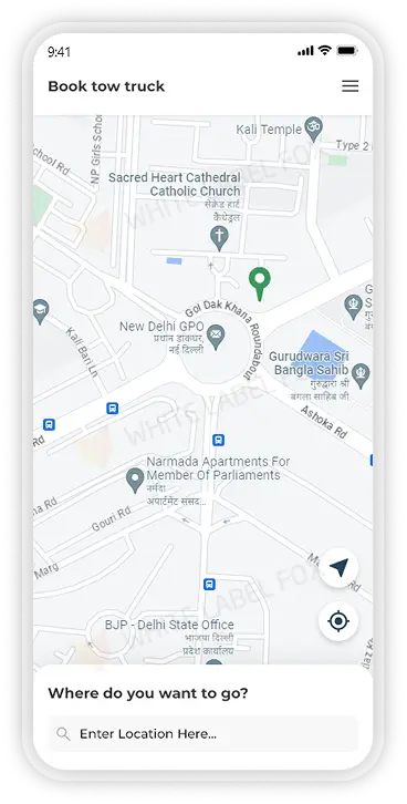 customer app - Map Navigation